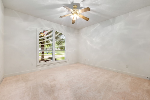 21510 Briar Landing Ln, Katy, TX 77450 - carpeted empty room with a ceiling fan and baseboards