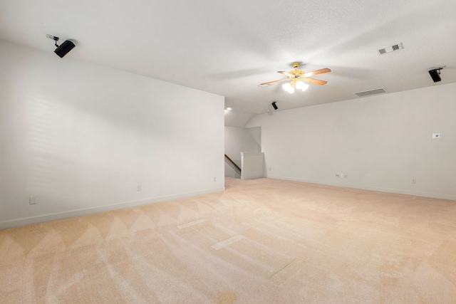 21510 Briar Landing Ln, Katy, TX 77450 - empty room featuring light carpet and ceiling fan