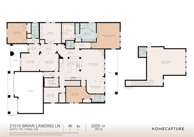21510 Briar Landing Ln, Katy, TX 77450 - view of home floor plan