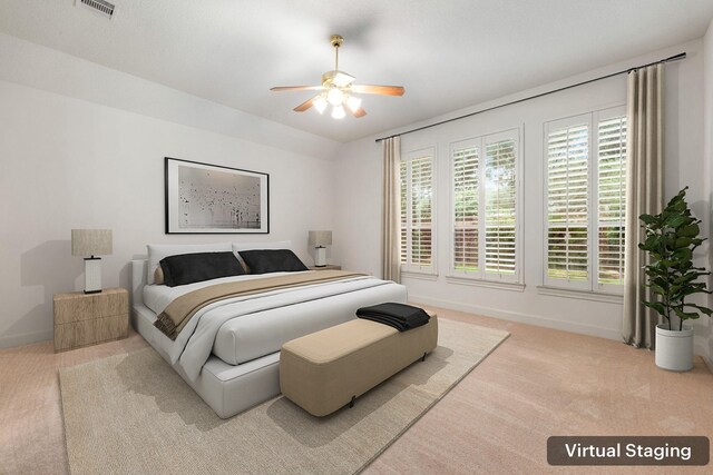 21510 Briar Landing Ln, Katy, TX 77450 - bedroom featuring carpet and ceiling fan