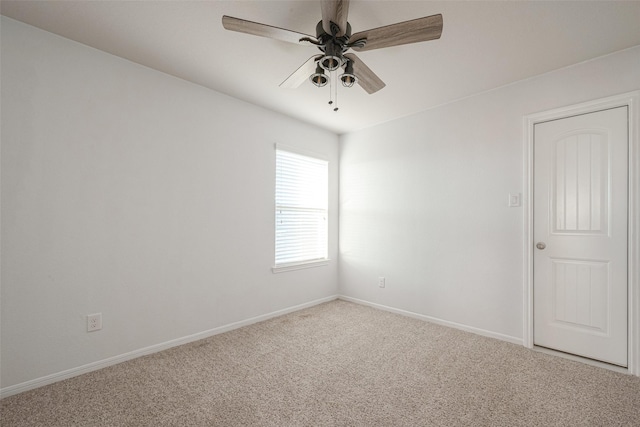 3022 Darlington Ct, Katy, TX 77494 - carpeted spare room featuring a ceiling fan and baseboards