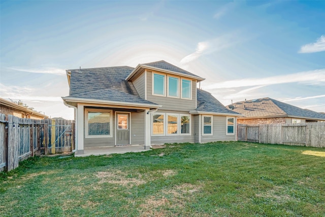 3022 Darlington Ct, Katy, TX 77494 - rear view of property featuring a fenced backyard and a patio area