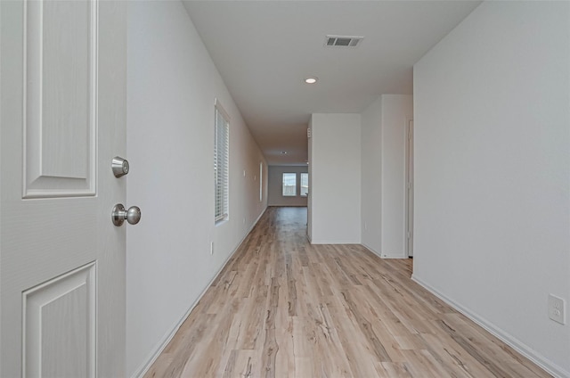 22156 Juniper Crossing Dr, New Caney, TX 77357 - hall with light wood finished floors and recessed lighting