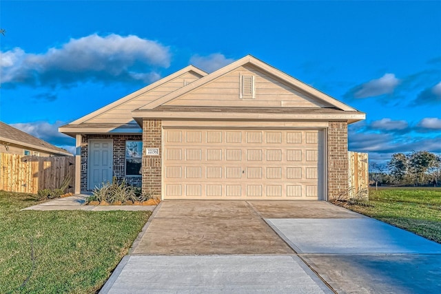 22156 Juniper Crossing Dr, New Caney, TX 77357 - ranch-style home featuring brick siding, driveway, and a garage