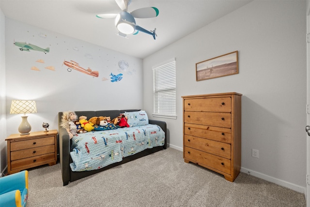 507 Winburn Tide Ln, La Porte, TX 77571 - bedroom featuring carpet and ceiling fan