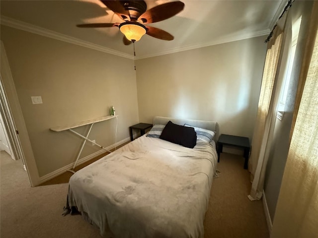 2330 Lakewood Yacht Club Dr Unit 7, Seabrook, TX 77586 - carpeted bedroom with ornamental molding and ceiling fan