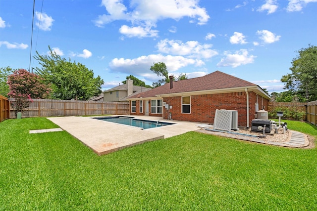 17706 Garnercrest Dr, Houston, TX 77095 - view of pool with a patio area and a fenced backyard