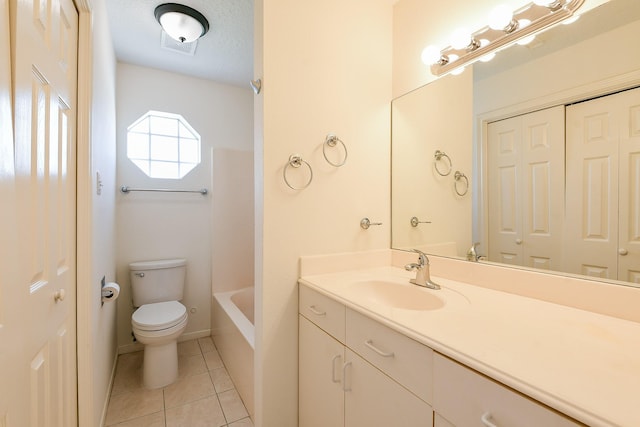 1117 Delores St, Kemah, TX 77565 - full bathroom with vanity and tile patterned floors