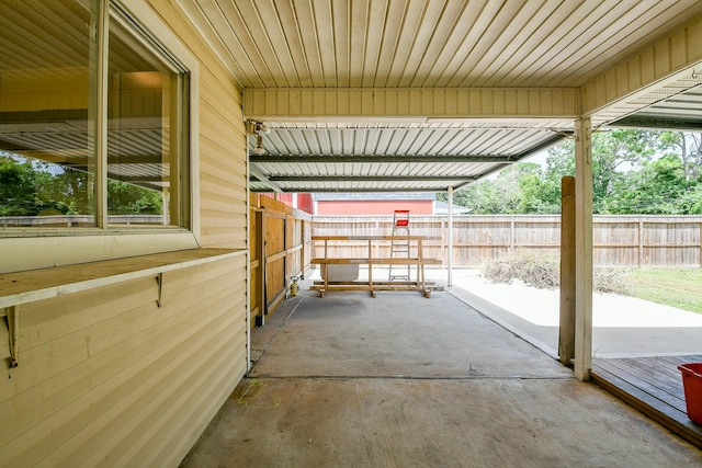 1117 Delores St, Kemah, TX 77565 - view of patio with an exterior structure and an outbuilding