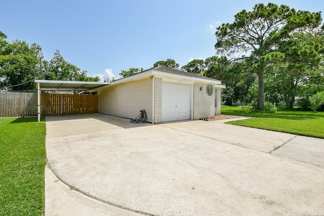 1117 Delores St, Kemah, TX 77565 - garage with concrete driveway