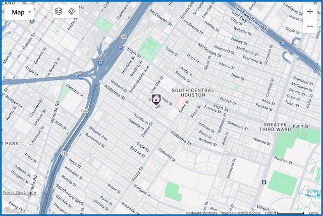 2704 Berry St, Houston, TX 77004 - map of property with streets / nearby areas