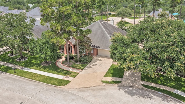 13615 Mierwood Manor Dr, Cypress, TX 77429 - aerial view of property and surrounding area with a tree filled landscape