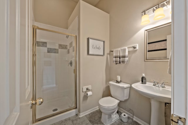 13615 Mierwood Manor Dr, Cypress, TX 77429 - full bath with a stall shower and tile patterned flooring