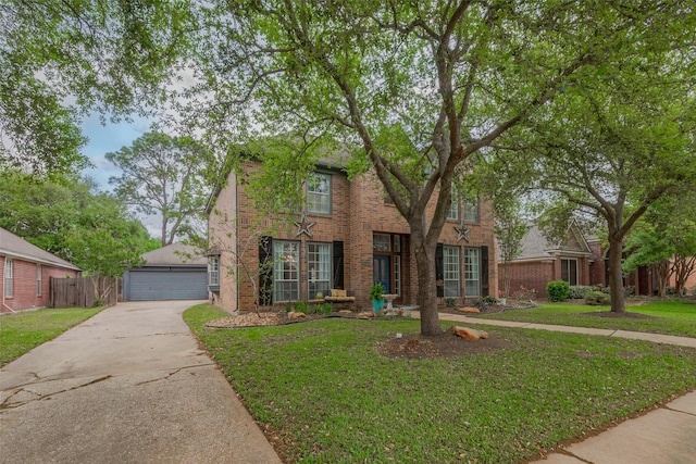 15610 Township Glen Ln, Cypress, TX 77433 - view of front of property with brick siding and a garage