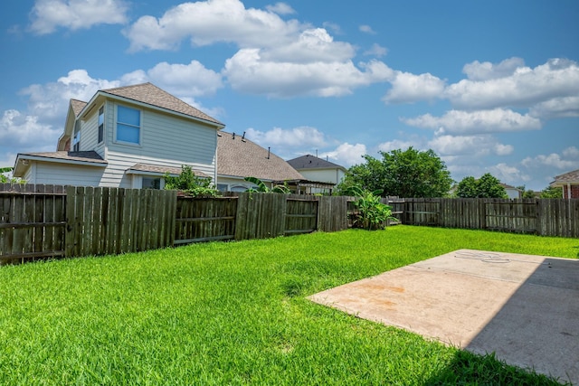 4126 Winesap Bend Dr, Stafford, TX 77477 - fenced backyard featuring a patio