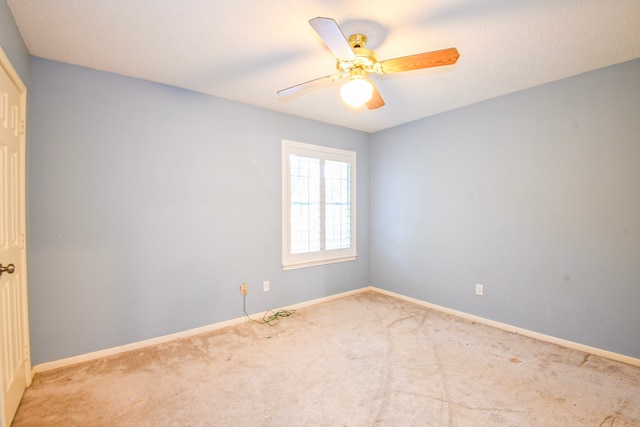 5838 Mountain View Dr, Houston, TX 77345 - empty room featuring carpet floors and ceiling fan