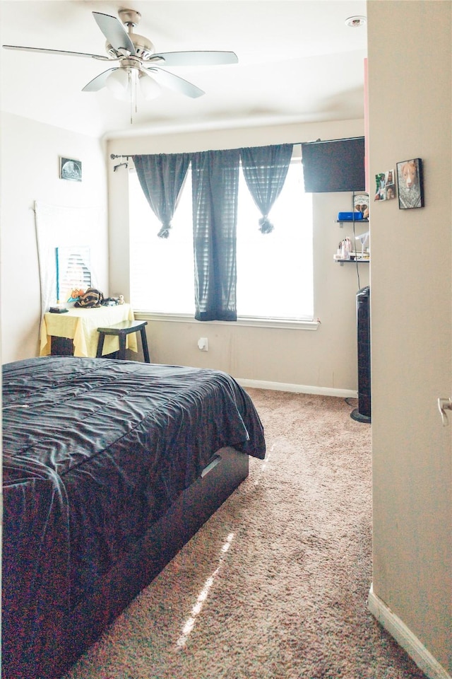 4300 Turnbridge Ct, Manvel, TX 77578 - carpeted bedroom with multiple windows and a ceiling fan
