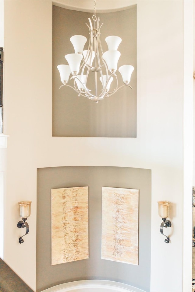 4300 Turnbridge Ct, Manvel, TX 77578 - detailed view of a chandelier