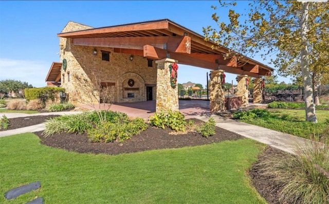 4300 Turnbridge Ct, Manvel, TX 77578 - view of community with a lawn