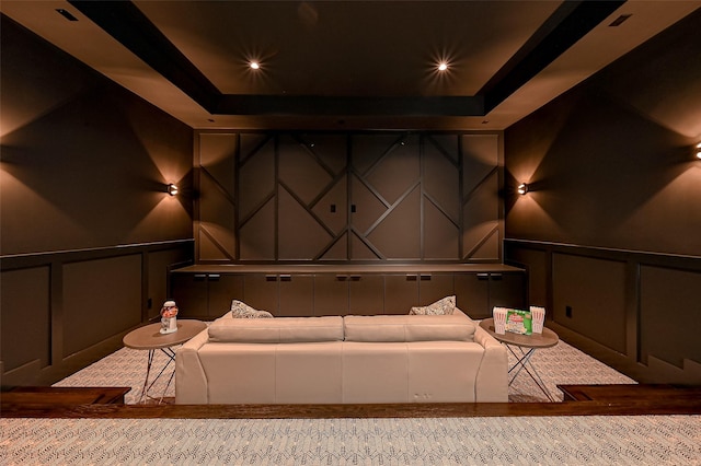 1506 W 43rd St, Houston, TX 77018 - cinema room featuring a decorative wall