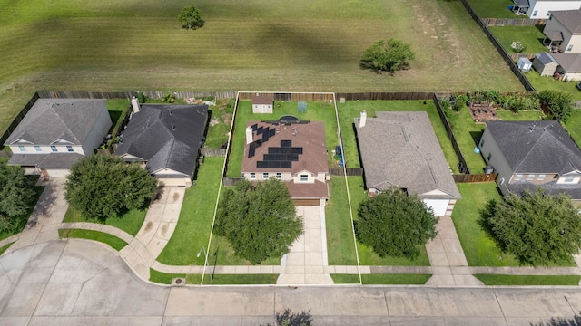 926 Seabourne Meadows Dr, Rosenberg, TX 77471 - aerial perspective of suburban area with property boundaries highlighted