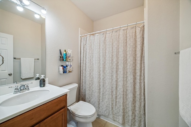 7815 Camden Hollow Ln, Humble, TX 77396 - bathroom with vanity and tile patterned floors