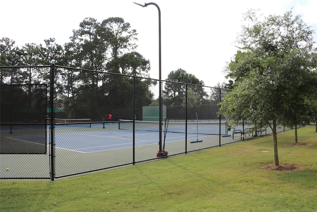 7815 Camden Hollow Ln, Humble, TX 77396 - view of tennis court
