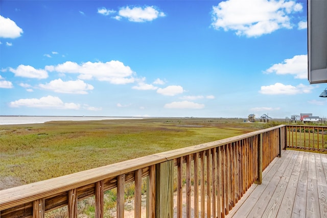 1743 Blue Water Hwy, Surfside Beach, TX 77541 - view of wooden deck