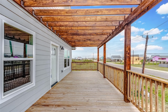 1743 Blue Water Hwy, Surfside Beach, TX 77541 - deck with a pergola