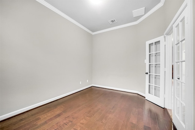 6222 Deer Run Xing, Katy, TX 77493 - spare room with crown molding and wood finished floors
