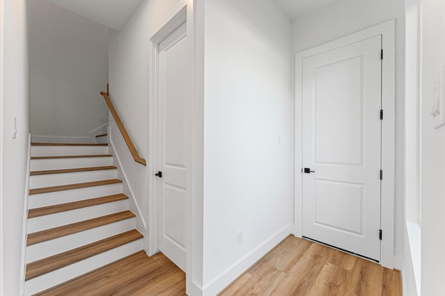 507 Middle St, Houston, TX 77003 - staircase featuring wood finished floors