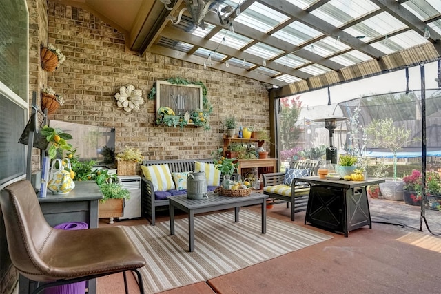 21714 Venture Park Dr, Richmond, TX 77406 - sunroom / solarium with an outdoor living space