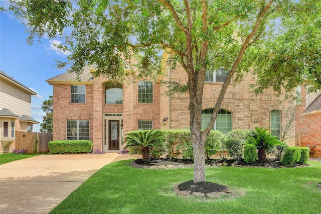 13508 Sweet Wind Ct, Pearland, TX 77584 - view of front of house with brick siding and driveway