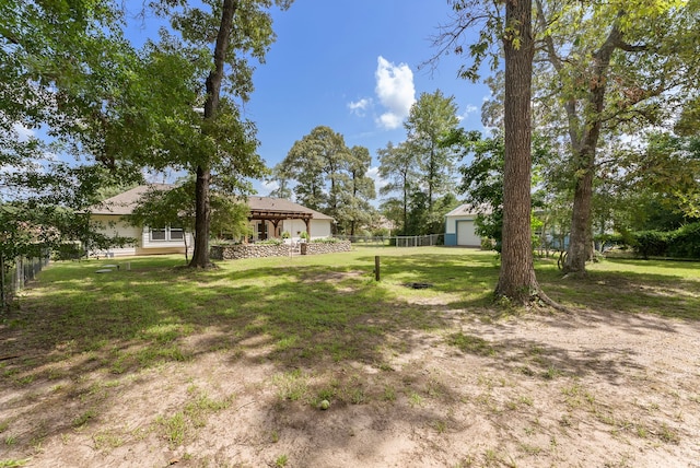 9119 Bush Buck Ln, Conroe, TX 77303 - view of yard featuring a gazebo