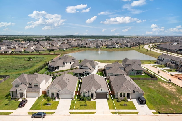 3023 Tantara Dr, Katy, TX 77493 - aerial perspective of suburban area featuring a large body of water