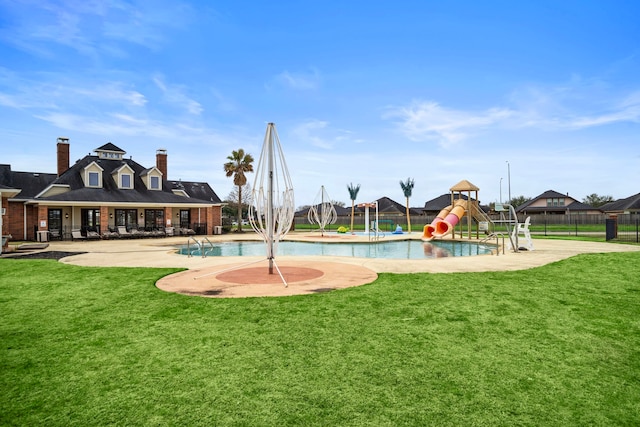 1727 Caldbeck Ln, Fresno, TX 77545 - community pool featuring a patio area