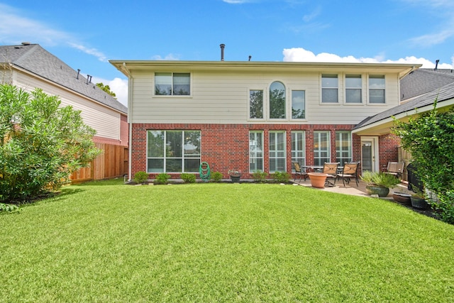 3207 Summerwind Ct, Pearland, TX 77584 - back of house featuring a patio area and brick siding