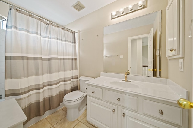 3207 Summerwind Ct, Pearland, TX 77584 - full bath with vanity, tile patterned floors, and curtained shower