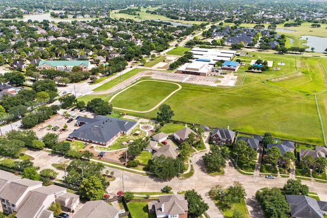 3207 Summerwind Ct, Pearland, TX 77584 - aerial view of residential area with a large body of water