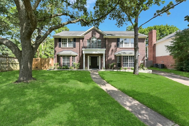 17214 Palm Falls Ct, Houston, TX 77095 - colonial home with brick siding