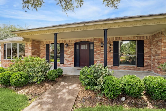 1003 Kemberton Dr, Houston, TX 77062 - property entrance with brick siding and covered porch