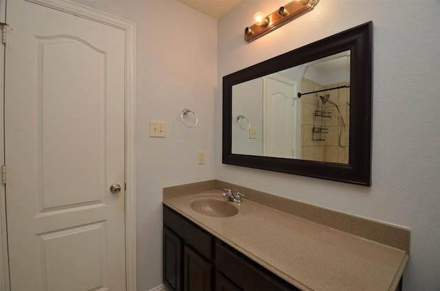 21514 Colton Cove Dr, Houston, TX 77095 - bathroom featuring vanity and a shower