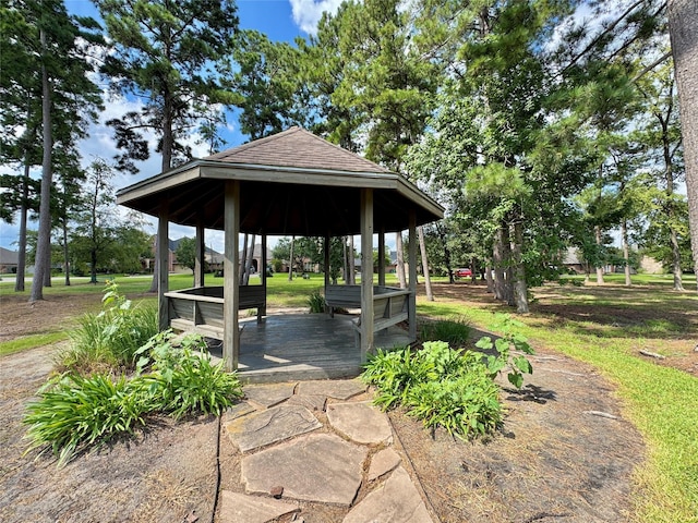 8110 Hideaway Run Way, Spring, TX 77389 - view of property's community with a gazebo