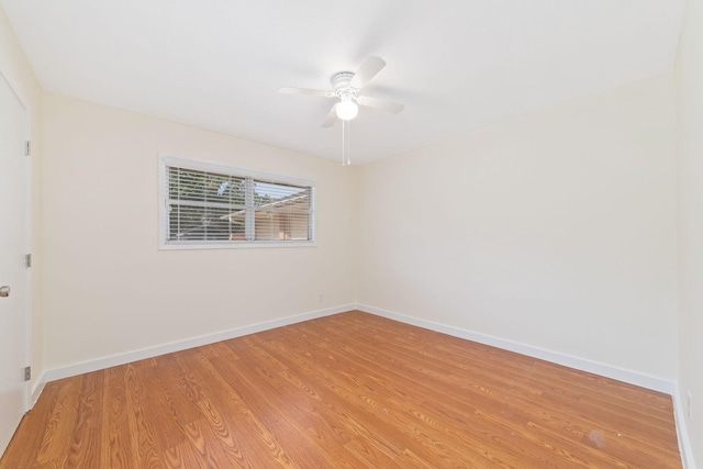 6234 Shadow Crest St, Houston, TX 77074 - spare room with light wood-type flooring and a ceiling fan