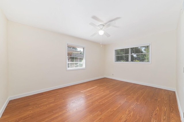 6234 Shadow Crest St, Houston, TX 77074 - empty room with light wood-style flooring and a ceiling fan