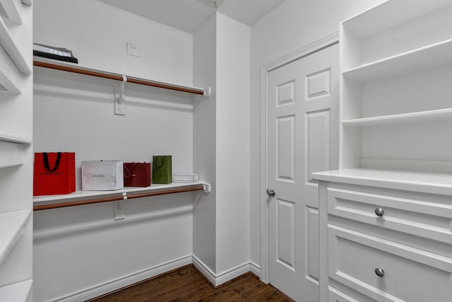1908 Greenwich Place Dr, Houston, TX 77019 - spacious closet with dark wood-type flooring