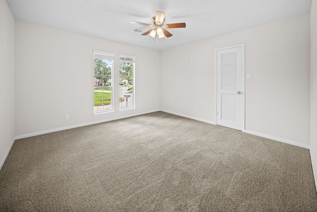 3503 Arbor Terrace Ct, Spring, TX 77388 - carpeted empty room featuring a ceiling fan and baseboards