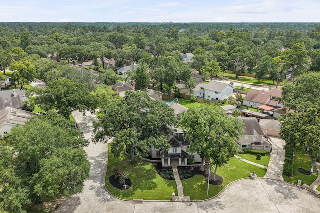 3503 Arbor Terrace Ct, Spring, TX 77388 - aerial view of residential area with a heavily wooded area