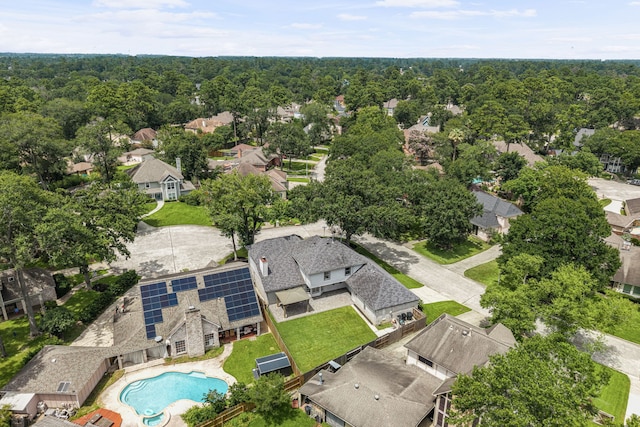 3503 Arbor Terrace Ct, Spring, TX 77388 - aerial view of residential area with a pool area