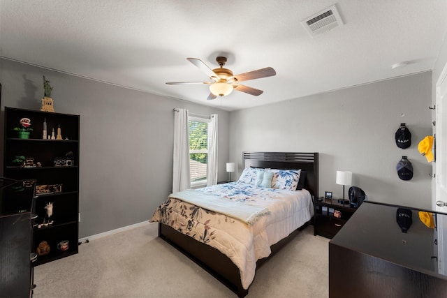 23707 Pennington Hills Dr, Spring, TX 77389 - carpeted bedroom with a ceiling fan and baseboards